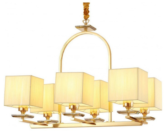 Подвесная люстра LUMINA DECO Liniano LDP 17100-6 GD 