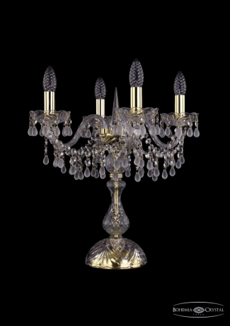 1410L/4/141-47/G/V0300 Настольная лампа Bohemia Ivele Crystal 