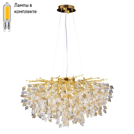 Подвесная люстра с лампочками DIVINARE 3136/01 SP-12+Lamps 