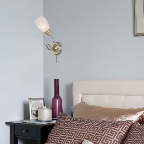 Бра Eurosvet Virginia 30275/1 античная бронза 