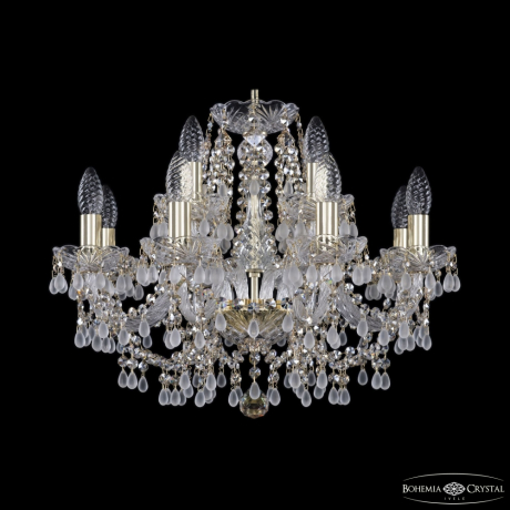 Люстра подвесная Bohemia Ivele Crystal 1410/8+4/195 G V0300 R801 