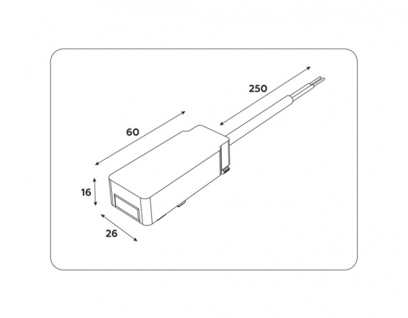 Токопровод концевой Ambrella Light GV GV1261