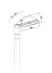 4P2.000.G10.WYE28 Консоль на столб Fumagalli Giorgio