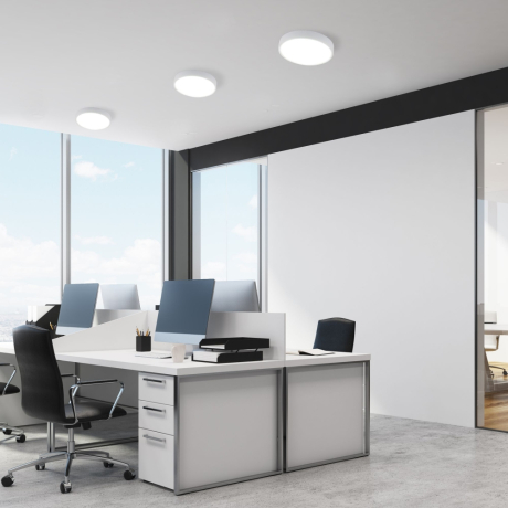 DLR034 24W 4200K Накладной потолочный светодиодный светильник Elektrostandard a043016 