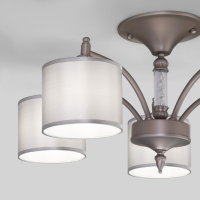 Люстра на штанге Eurosvet Adagio 60080/5 сатин-никель