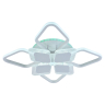 Светодиодная диммируемая люстра с ПДУ Profit Light 5893/4+4A WHT 144W+8W RGB 