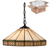 Подвесной светильник с лампочками Velante 857-806-02+Lamps E27 P45