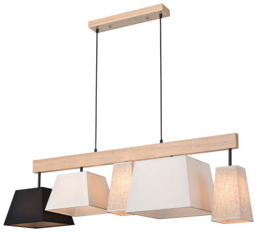 Светильник подвесной с Led лампочками в комплекте Velante 267-713-05+Lamps 