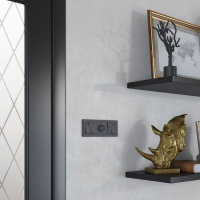 Диммер без рамки Werkel Hammer черный W1242008