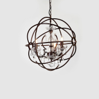 Люстра с лампочками, подвесная, комплект от Lustrof. №45479-617133