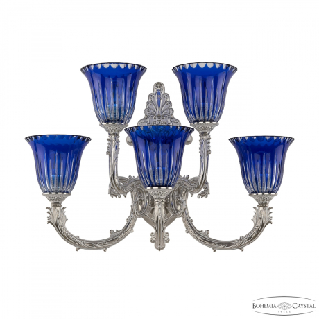 Бра Bohemia Ivele Crystal 7109B15/3+2/210 NW P2 U Clear-Blue/H-1K 