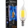 Лампа светодиодная Voltega Candle wind 6W E14 6Вт 2800K 7017 