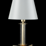 Настольная лампа в комплекте с лампочкой  CRYSTAL LUX NICOLAS LG1 GOLD/WHITE+Lamps 
