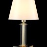 Настольная лампа в комплекте с лампочкой  CRYSTAL LUX NICOLAS LG1 GOLD/WHITE+Lamps 