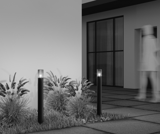 Наземный высокий светильник Maytoni Outdoor Amas O432FL-01GF1 