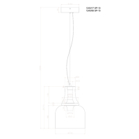 Подвесной светильник Divinare Volturn 1243/06 SP-15