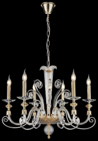 Люстра подвесная со светодиодными лампочками E14, комплект от Lustrof. №277143-623128