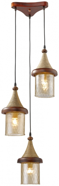 Подвесной светильник со светодиодными лампочками E27, комплект от Lustrof. №150437-623402