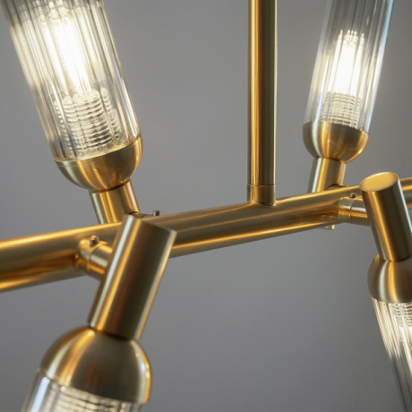 Люстра на штанге Freya Borgy FR5379PL-12G 