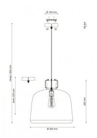 Подвесной светильник Lucia Tucci Narni 1 NARNI 1940.1 white