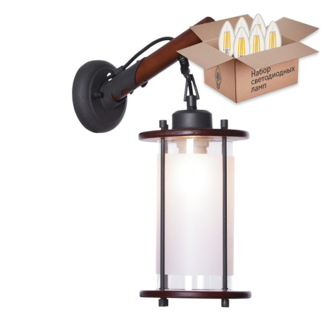 Бра с лампочкой Velante 597-701-01+Lamps E27 Свеча 