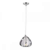 Светильник подвесной с Led лампочками в комплекте CRYSTAL LUX VERANO SP1 TRANSPARENT+Lamps