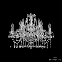 Люстра 1413/6+3/200 Ni Bohemia Ivele Crystal