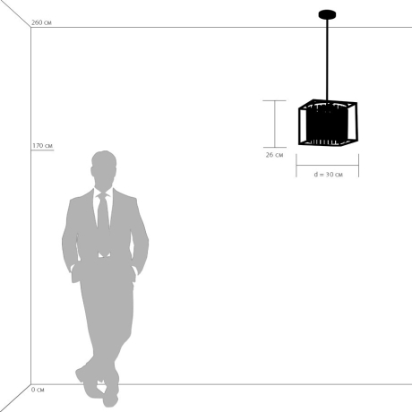 Подвесной светильник Regolo Lightstar с поддержкой Маруся, 713037 