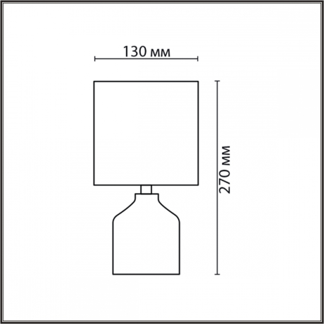 Настольная лампа декоративная Lumion ININA 8174/1T 