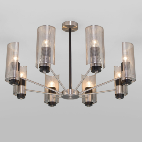 Люстра на штанге Eurosvet Grino 70139/8 никель 