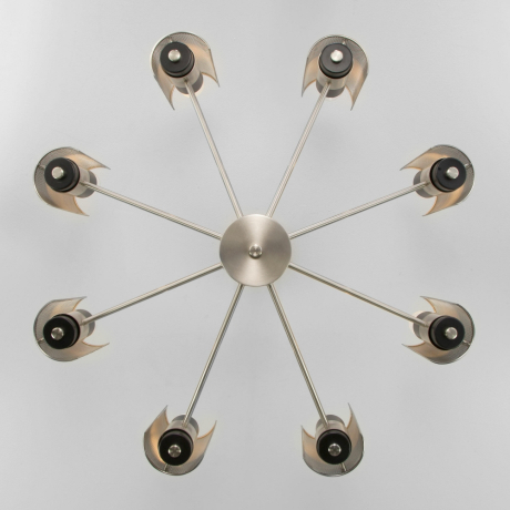 Люстра на штанге Eurosvet Grino 70139/8 никель 