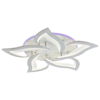 Светодиодная диммируемая люстра с ПДУ Profit Light 8028/5 PGD 90W+11W RGB