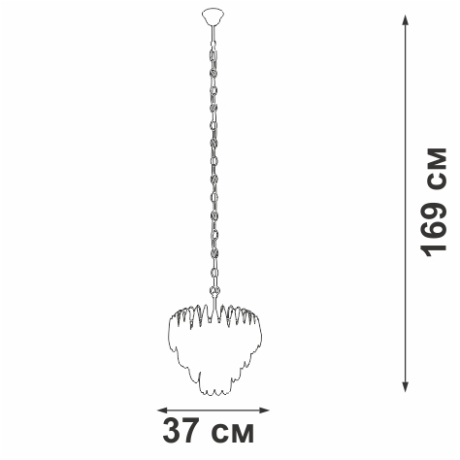 Подвесной светильник Vitaluce V5340 V5340-9/7