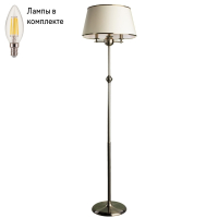 Торшер с лампочками Arte lamp A3579PN-3AB+Lamps