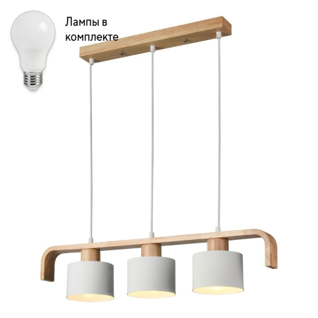 Светильник подвесной с Led лампочками в комплекте Velante 521-706-03+Lamps 