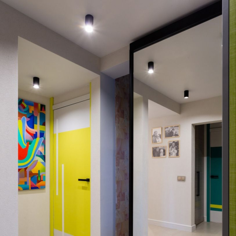 Накладной потолочный светильник Elektrostandard Spike DLN112 GU10 черный (a048145) 