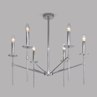 Люстра на штанге Eurosvet Anders 60142/6 хром