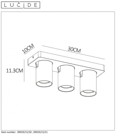 Спот Lucide Nigel 09929/15/30 