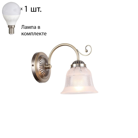Бра с лампочкой F-Promo Vetus 2194-1W+Lamps E14 P45 