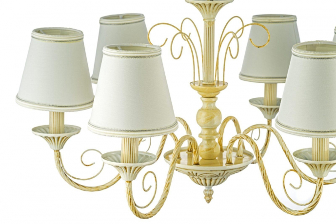 Люстра подвесная с Led лампочками в комплекте Arti Lampadari Camisa E 1.1.6 C+Lamps 