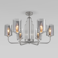 Люстра на штанге Eurosvet Defi 60138/6 сатин-никель