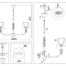 Подвесная люстра Ambrella Light HIGH LIGHT LH75061 