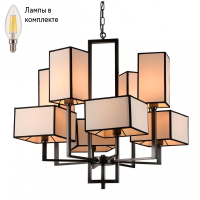 Люстра подвесная с лампочками DIVINARE 5933/01 LM-8+Lamps