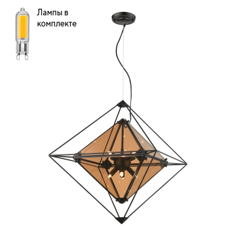 Люстра подвесная с Led лампочками в комплекте Wertmark WE244.08.003+Lamps 