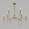 Люстра на штанге Eurosvet Anders 60142/9 латунь 