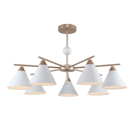 Люстра на штанге F-Promo Calor с поддержкой Алиса 2774-7P-A 