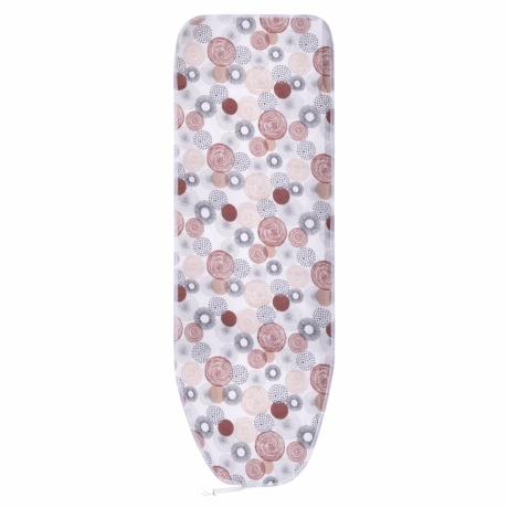 Нарушена упаковка!  <220752> Чехол для гладильной доски УНИВЕРСАЛЬНЫЙ, 140х52 см, БОЛЬШОЙ, цвет ассорти, Тефлон, DOGRULAR, UAB54003 (604614)