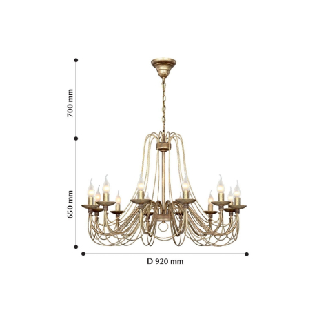 Подвесная люстра F-promo Chateau 2163-12P 