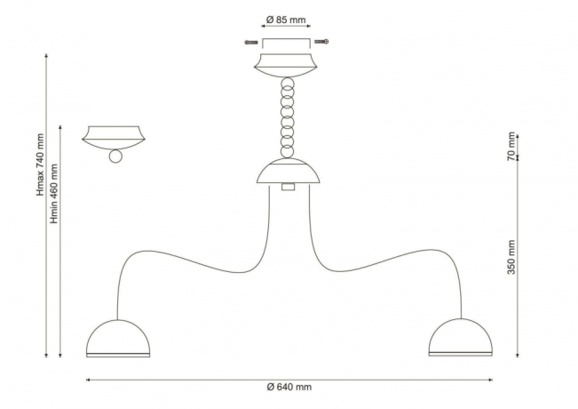 Подвесная люстра Lucia Tucci Natura Natura 064.8 Led 
