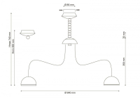 Подвесная люстра Lucia Tucci Natura Natura 064.8 Led